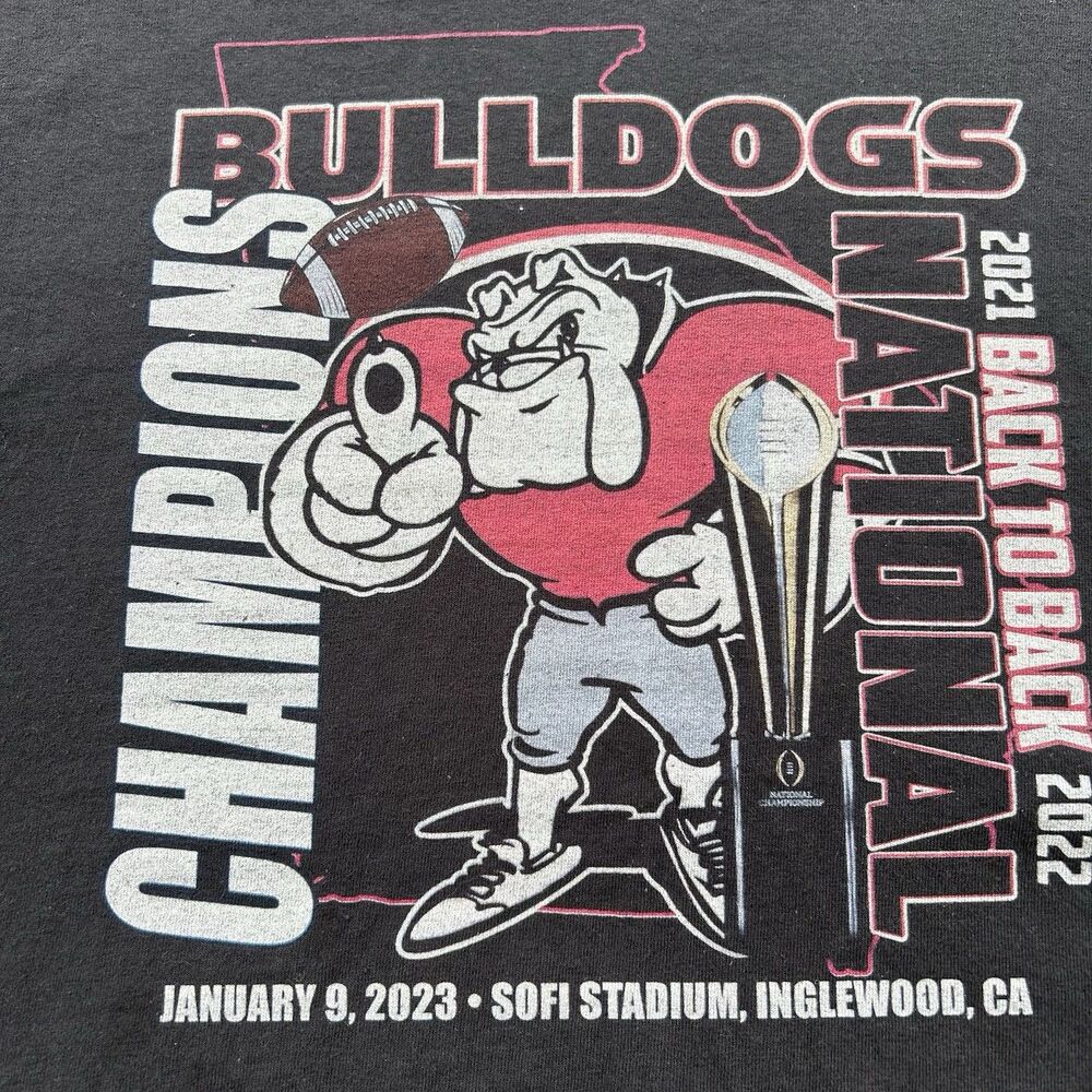 University of Georgia Bulldogs National Championship t-Shirt Size XL UGA Dawgs